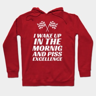 Wake Up & Piss Excellence Vintage Look Design Fanart Hoodie